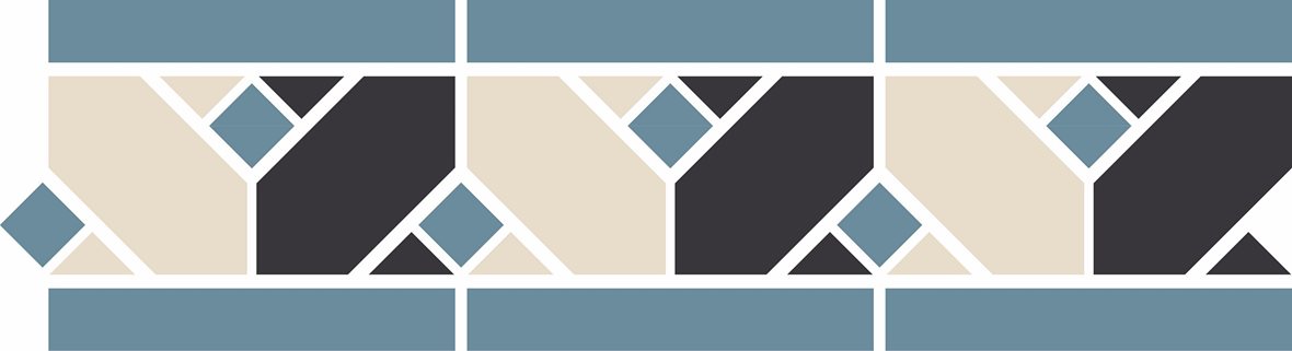 Pukkila Natura Victoria York Blue 1 lasittamaton boordi tasapintainen matta moniväri värisekoitelma