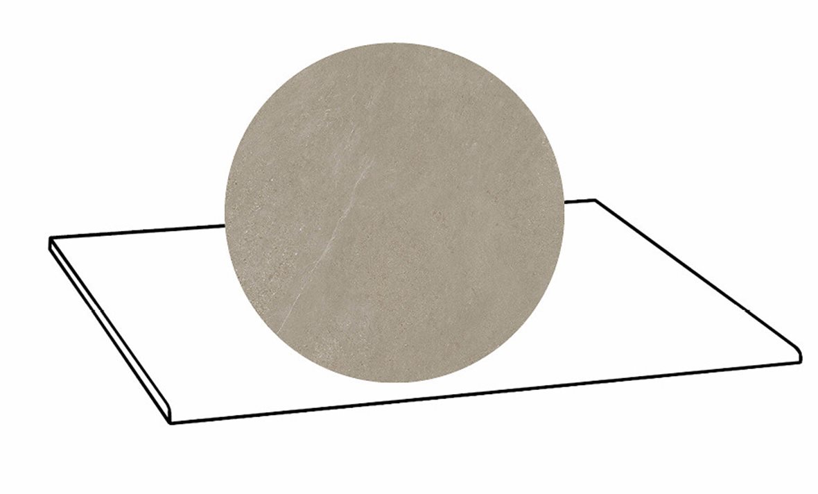 LPC Alaska lasittamaton porraslaatta 30X60 03 rusko laineileva matta keskitumma ruskea kivi