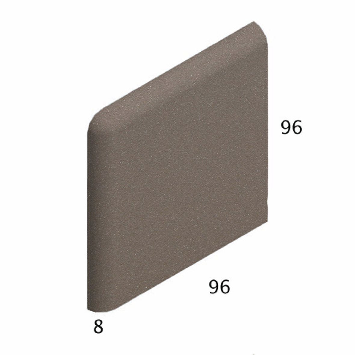 Pukkila Natura lasittamaton jalkalista 9,6X9,6 ruskea 4429BNC/1C tasapintainen matta ruskea yksivärinen