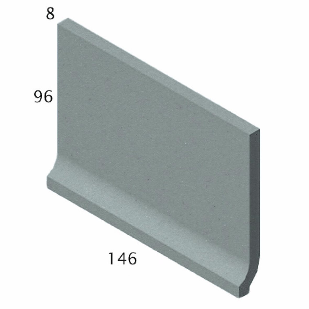 Pukkila Natura lasittamaton holkkalista 9,6X14,6 vaaleansininen 4627SB/1C tasapintainen matta vaalea sininen yksivärinen
