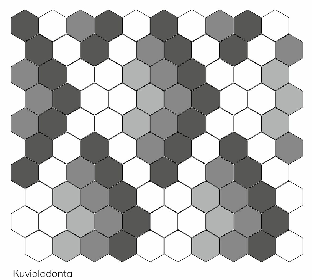 LPC Eden lasitettu porcelanato mosaiikki seinälaatta lattialaatta ulkolaatta 2,4X2,8 Posa Decoro 6 tasapintainen matta 6-kulmainen valinnainen väri vä