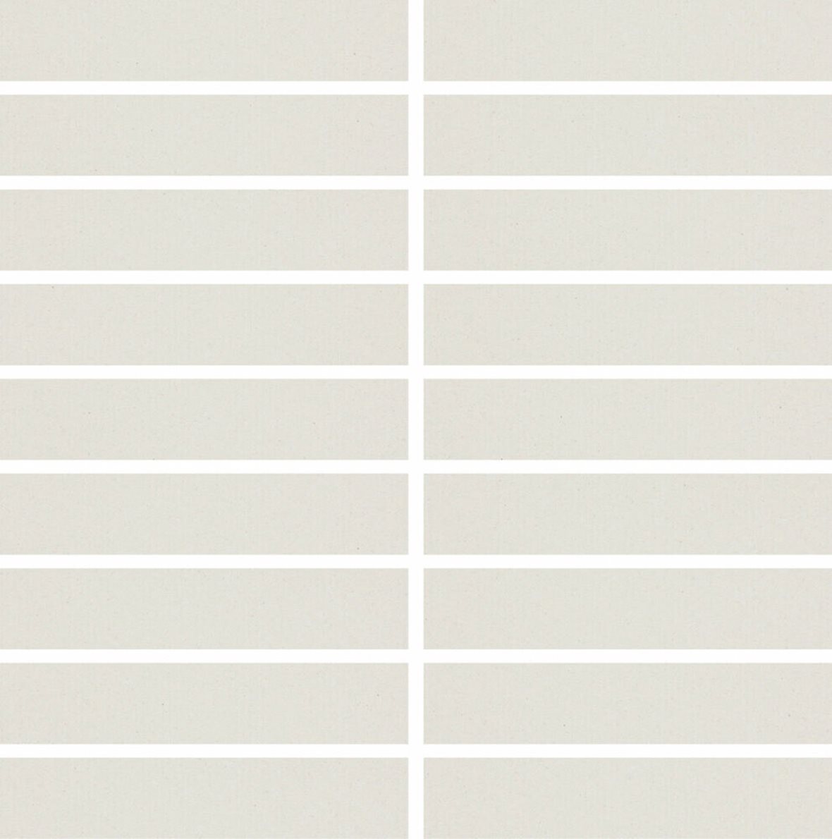 Pukkila Natura Victoria Miami lasittamaton porcelanato mosaiikki seinälaatta lattialaatta 2,9X14,6 Valkoinen tasapintainen matta valkoinen yksivärinen