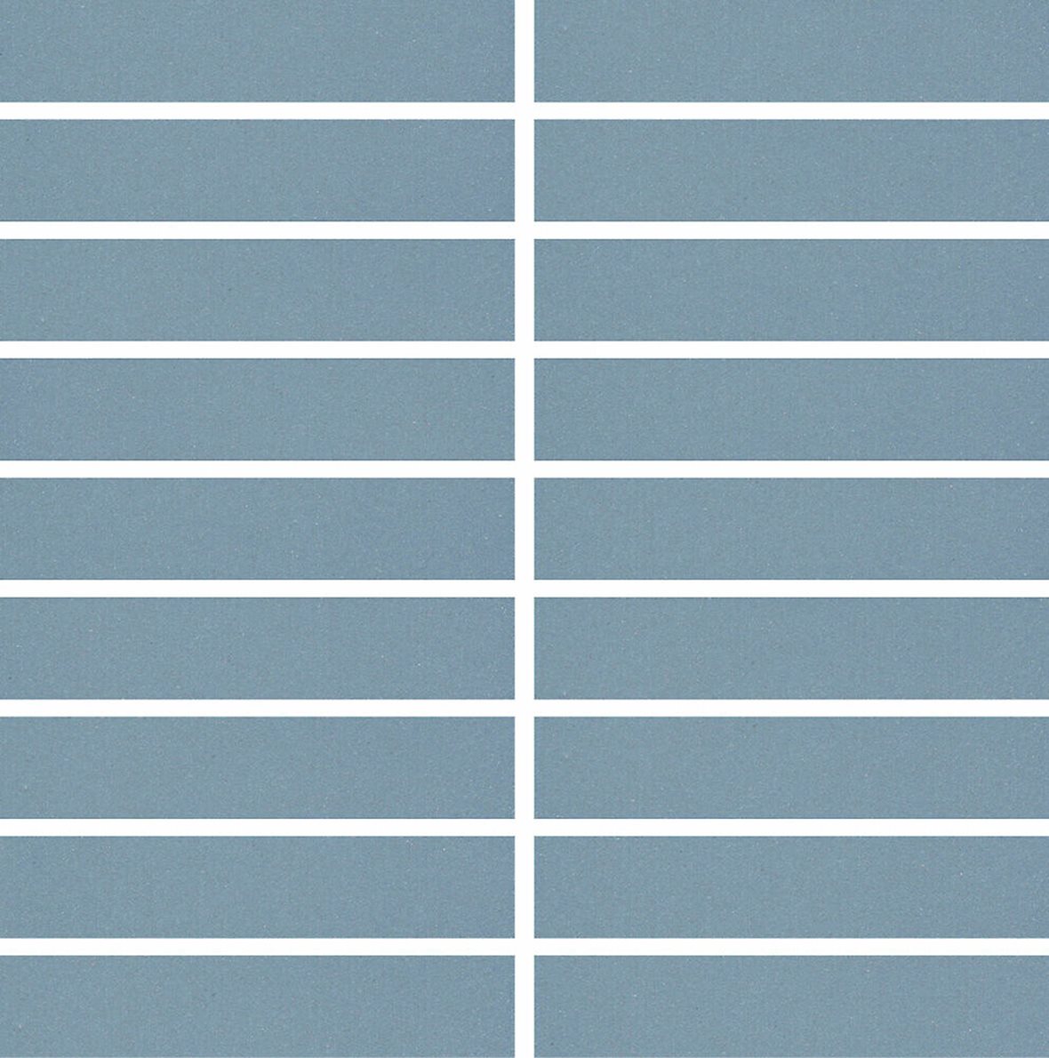 Pukkila Natura Victoria Miami lasittamaton porcelanato mosaiikki seinälaatta lattialaatta 2,9X14,6 Sininen tasapintainen matta sininen yksivärinen