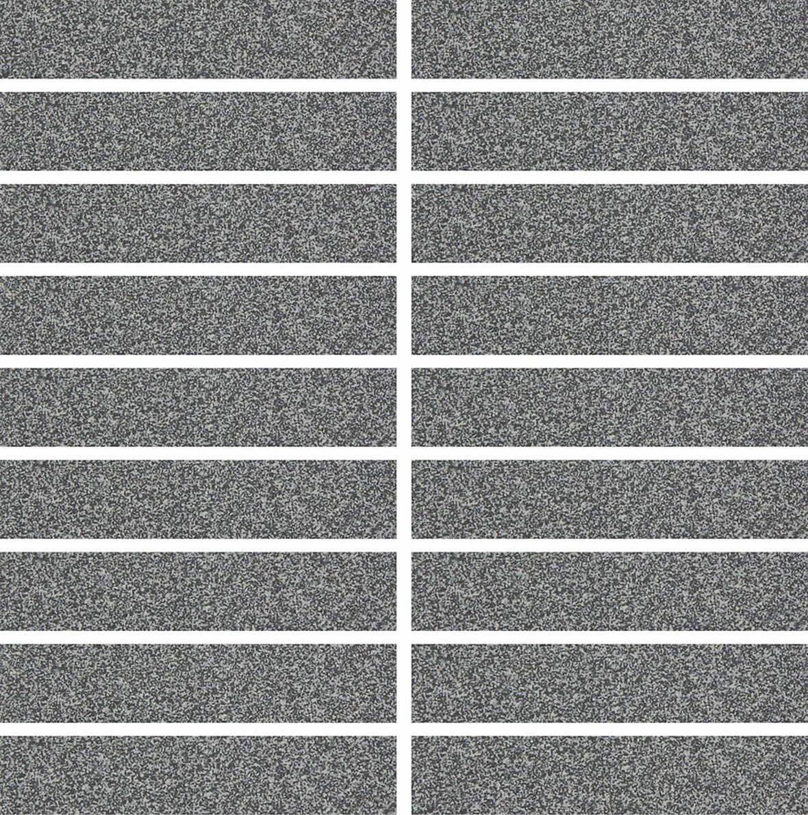 Pukkila Natura Victoria Miami lasittamaton porcelanato mosaiikki seinälaatta lattialaatta 2,9X14,6 Speckled Black/White tasapintainen matta musta yksi