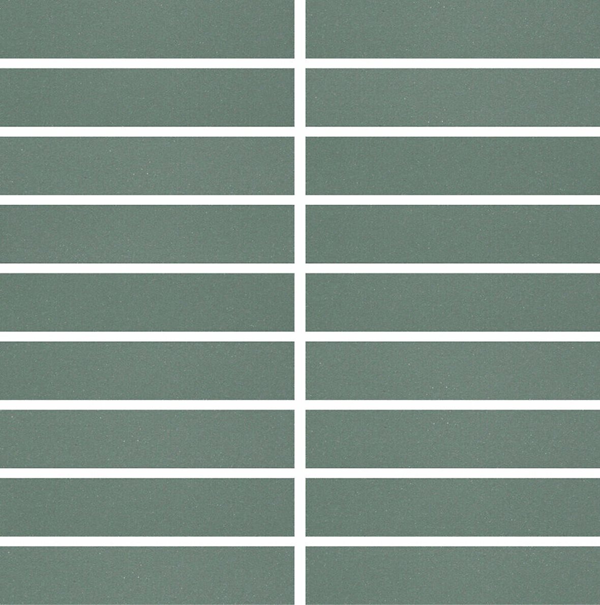 Pukkila Natura Victoria Miami lasittamaton porcelanato mosaiikki seinälaatta lattialaatta 2,9X14,6 Tummanvihreä tasapintainen matta vihreä yksivärinen