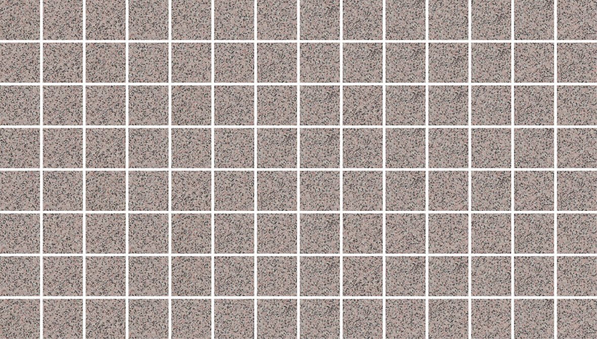 Pukkila Natura Victoria Granada lasittamaton porcelanato mosaiikki seinälaatta lattialaatta 2,9X2,9 Granite Rose tasapintainen matta punainen yksiväri