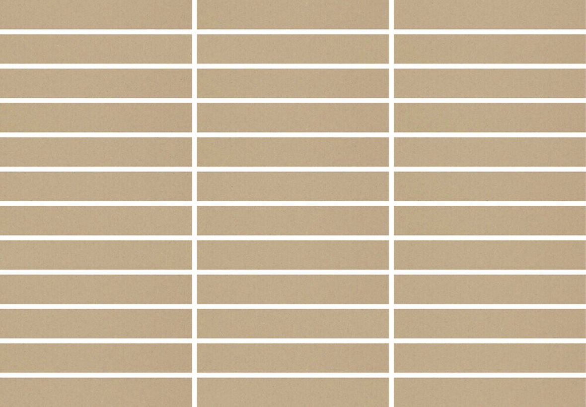 Pukkila Natura Victoria Barcelona lasittamaton porcelanato mosaiikki seinälaatta lattialaatta 2,1X13,7 Tumma beige tasapintainen matta beige yksivärin