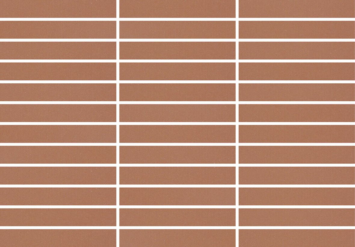 Pukkila Natura Victoria Barcelona lasittamaton porcelanato mosaiikki seinälaatta lattialaatta 2,1X13,7 keskiruskea tasapintainen matta ruskea yksiväri