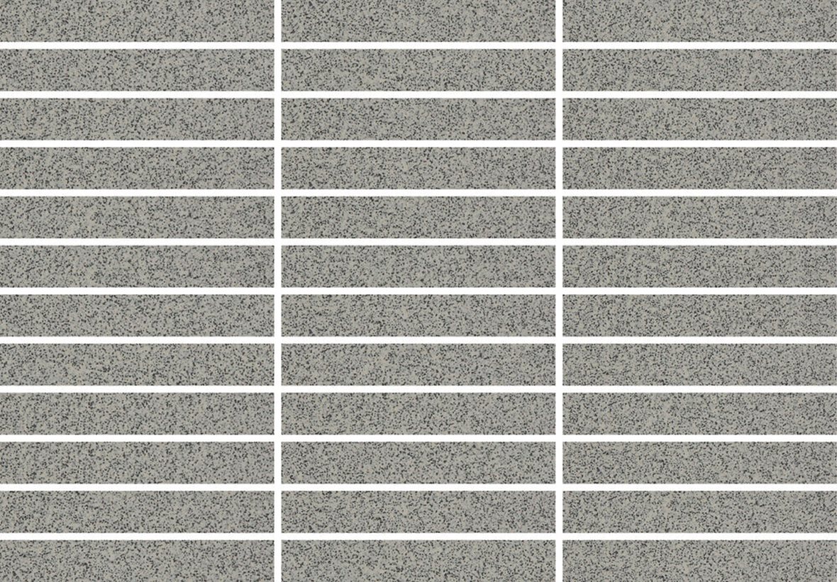 Pukkila Natura Victoria Barcelona lasittamaton porcelanato mosaiikki seinälaatta lattialaatta 2,1X13,7 Speckled Grey tasapintainen matta harmaa yksivä