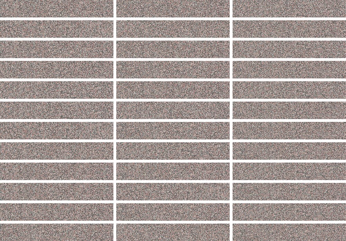 Pukkila Natura Victoria Barcelona lasittamaton porcelanato mosaiikki seinälaatta lattialaatta 2,1X13,7 Granite Burgundy tasapintainen matta punainen y