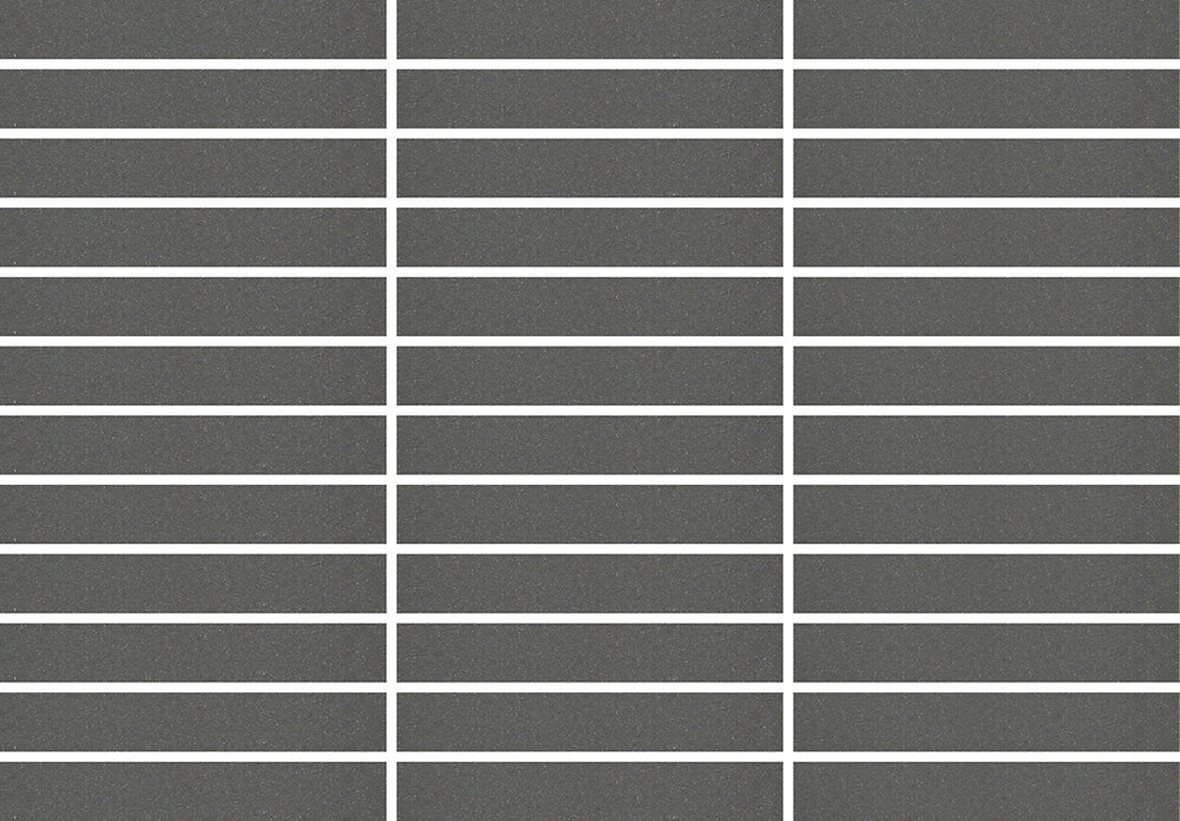 Pukkila Natura Victoria Barcelona lasittamaton porcelanato mosaiikki seinälaatta lattialaatta 2,1X13,7 Musta tasapintainen matta musta yksivärinen