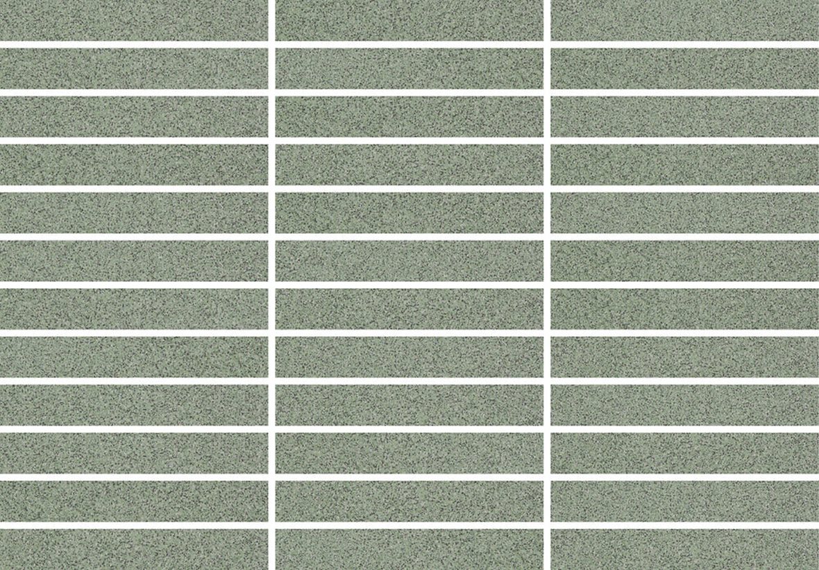 Pukkila Natura Victoria Barcelona lasittamaton porcelanato mosaiikki seinälaatta lattialaatta 2,1X13,7 Granite Green tasapintainen matta vihreä yksivä
