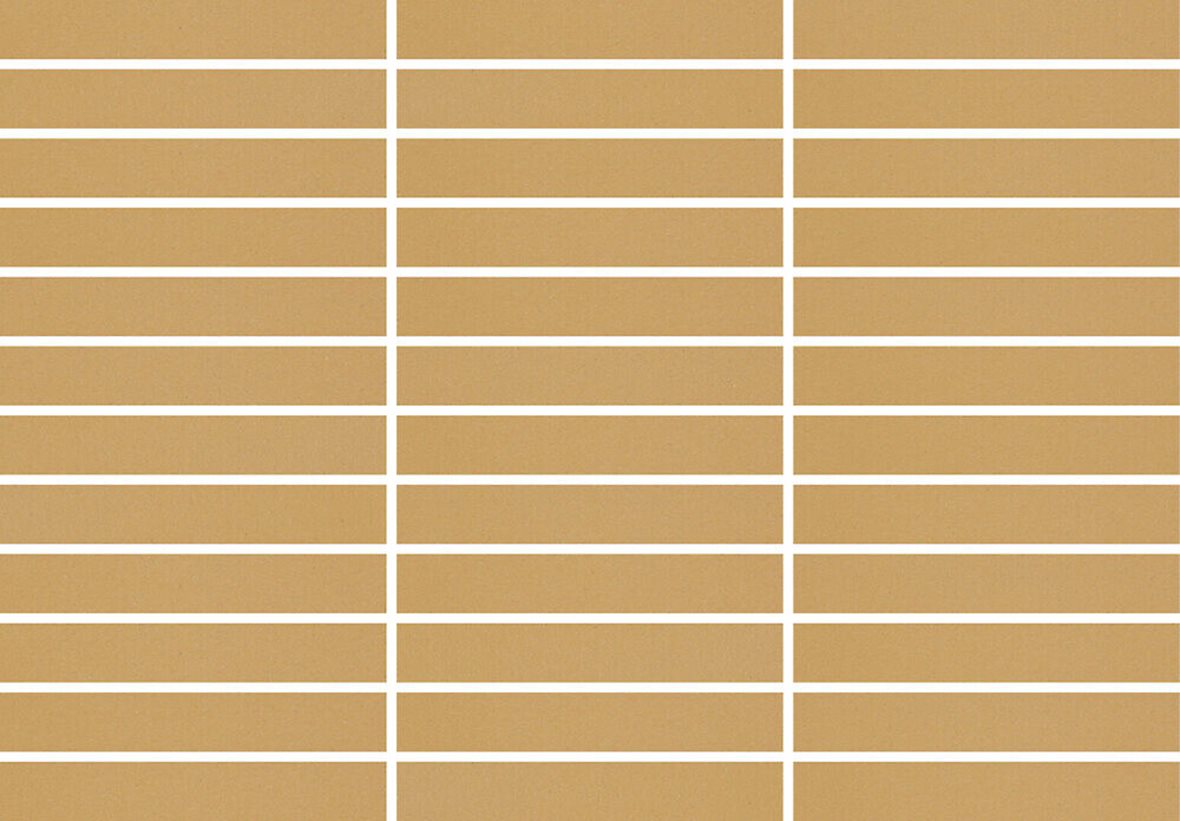 Pukkila Natura Victoria Barcelona lasittamaton porcelanato mosaiikki seinälaatta lattialaatta 2,1X13,7 Okrankeltainen tasapintainen matta keltainen yk