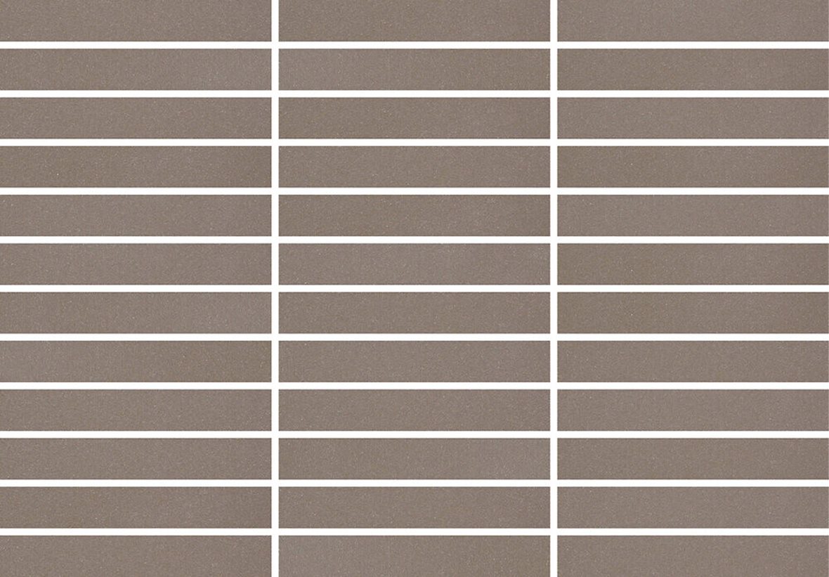 Pukkila Natura Victoria Barcelona lasittamaton porcelanato mosaiikki seinälaatta lattialaatta 2,1X13,7 Ruskea tasapintainen matta ruskea yksivärinen