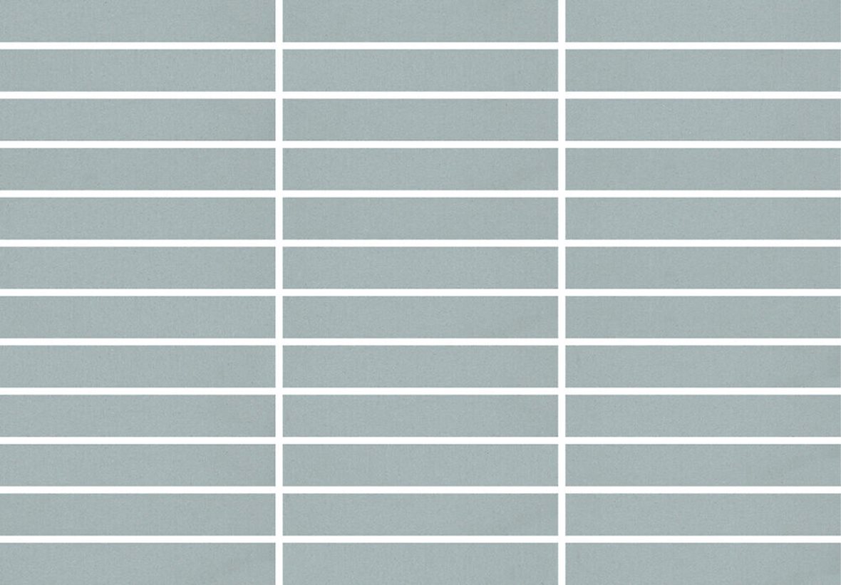 Pukkila Natura Victoria Barcelona lasittamaton porcelanato mosaiikki seinälaatta lattialaatta 2,1X13,7 Vaaleansininen tasapintainen matta sininen yksi