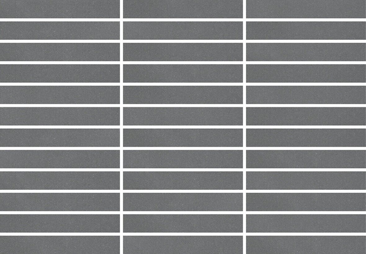 Pukkila Natura Victoria Barcelona lasittamaton porcelanato mosaiikki seinälaatta lattialaatta 2,1X13,7 Grafiitinharmaa tasapintainen matta harmaa yksi