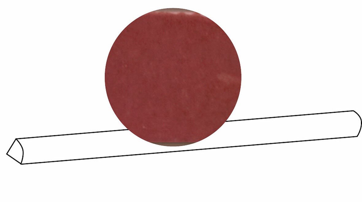 LPC Provence lasitettu boordi 1,4X45 05 burgundy laineileva kiiltävä keskitumma punainen vivahteikas