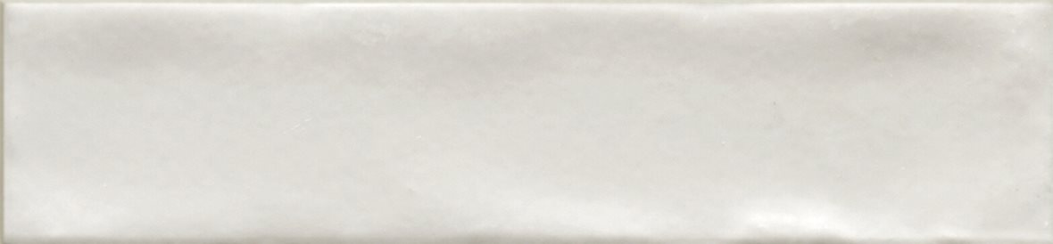 LPC Polar lasitettu porcelanato seinälaatta ulkolaatta 4,8X20 06 valkoinen laineileva matta vaalea valkoinen vivahteikas