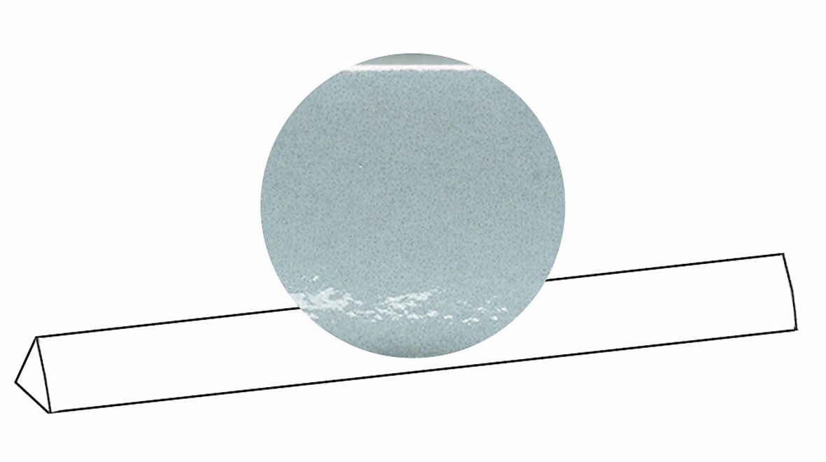 LPC Polar lasitettu boordi 0,5X20 02 taivas laineileva kiiltävä vaalea sininen vivahteikas