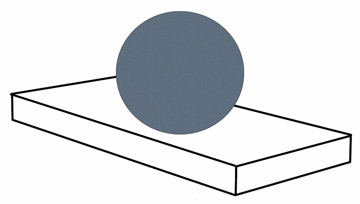 Pukkila Downtown DT lasittamaton porraslaatta reunalla kulmapala 33X120 05 denim tasapintainen matta oikea keskitumma sininen betoni