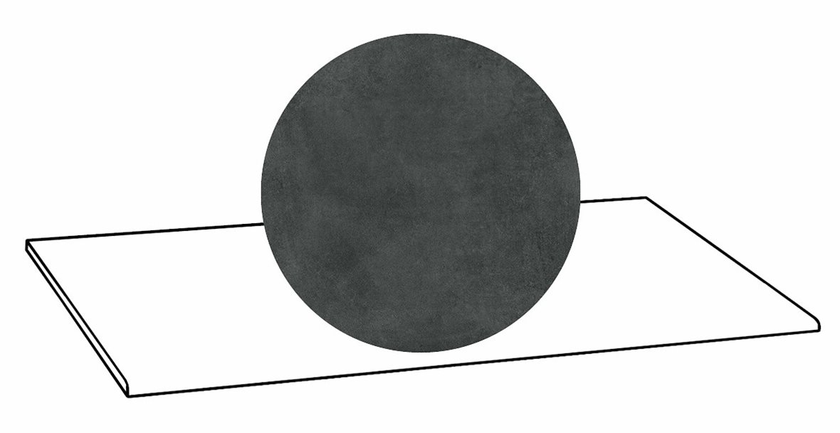 LPC Stage M STG lasittamaton porraslaatta 33X120 06 laava tasapintainen silotettu matta R09