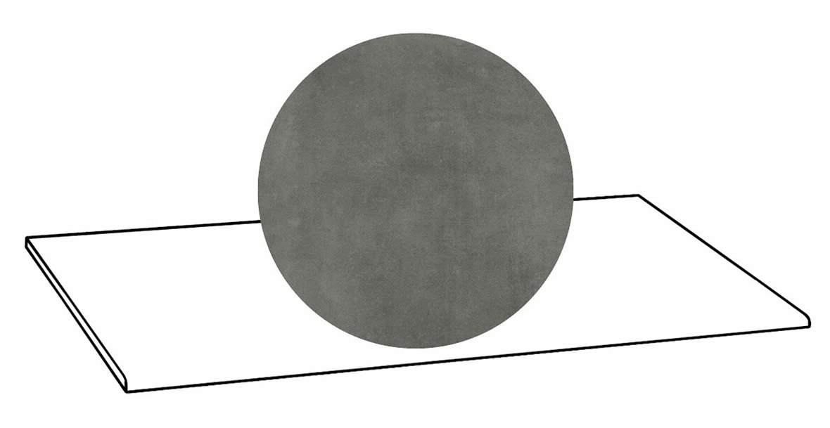 LPC Stage M STG lasittamaton porraslaatta 33X120 05 lyijy tasapintainen silotettu matta R09