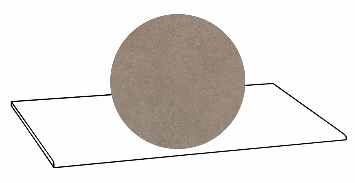 LPC Stage M STG lasittamaton porraslaatta 33X120 08 savunharmaa tasapintainen silotettu matta R09