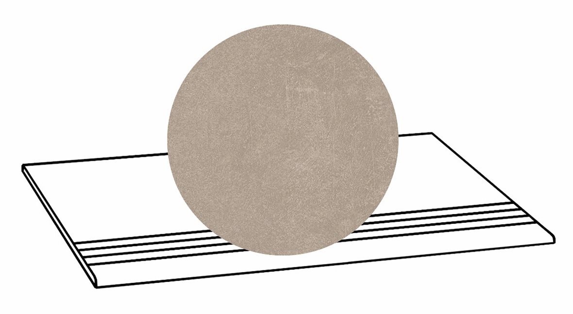 LPC Stage M STG lasittamaton porraslaatta liukuesteuralla 33X80 07 hiekka tasapintainen matta R10
