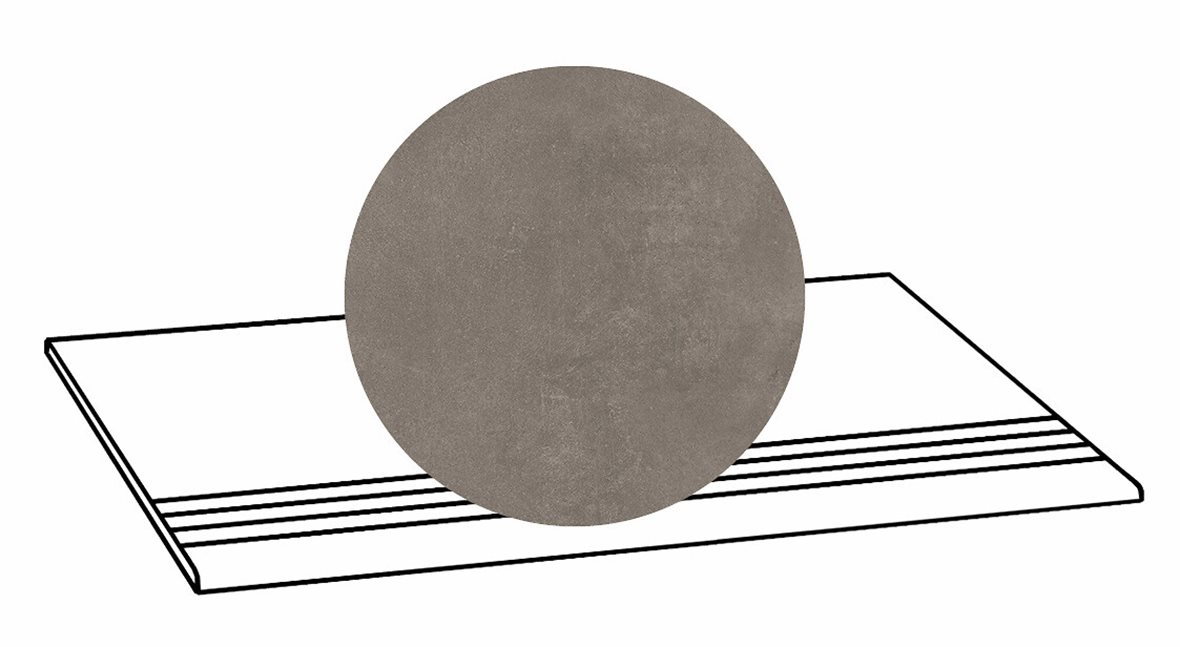 LPC Stage M STG lasittamaton porraslaatta liukuesteuralla 33X80 04 grafiitti tasapintainen silotettu matta R09