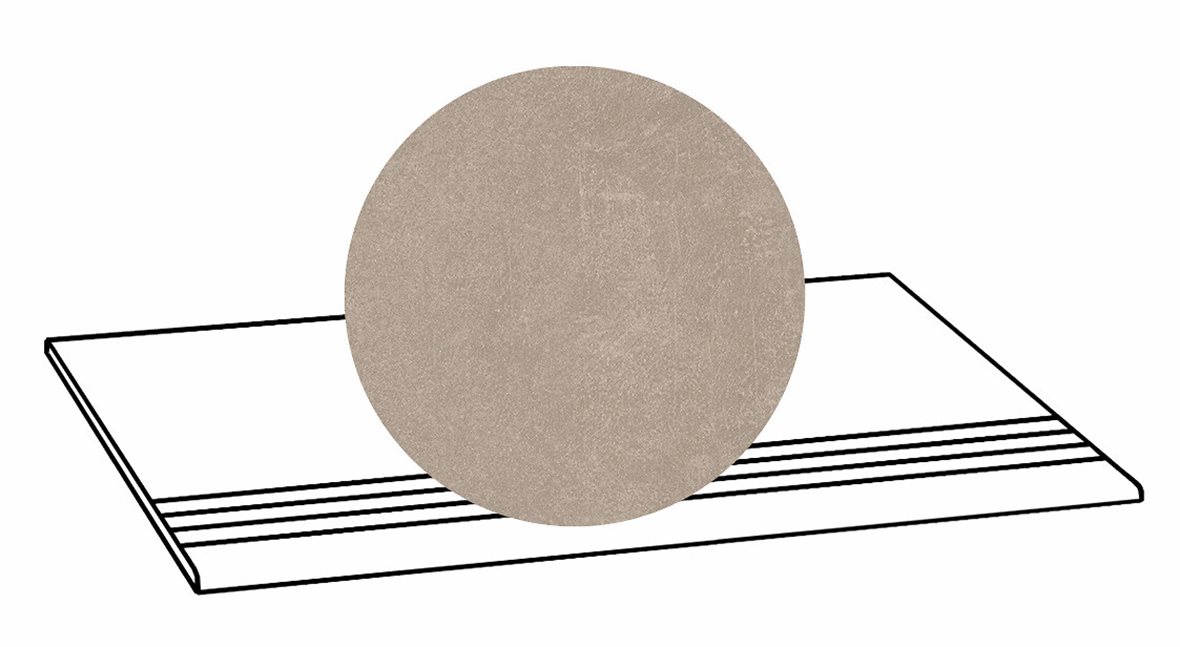 LPC Stage M STG lasittamaton porraslaatta liukuesteuralla 33X80 07 hiekka tasapintainen silotettu matta R09