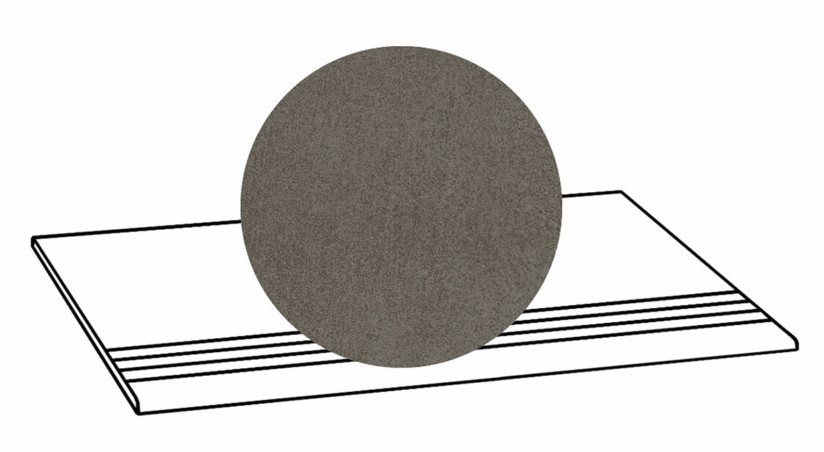 LPC Stage M STG lasittamaton porraslaatta liukuesteuralla 33X80 09 kaarna tasapintainen silotettu matta R09