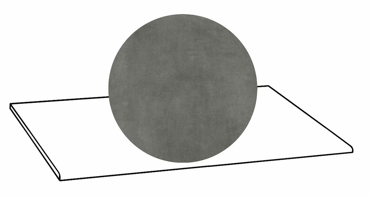 LPC Stage M STG lasittamaton porraslaatta 33X80 05 lyijy tasapintainen silotettu matta R09