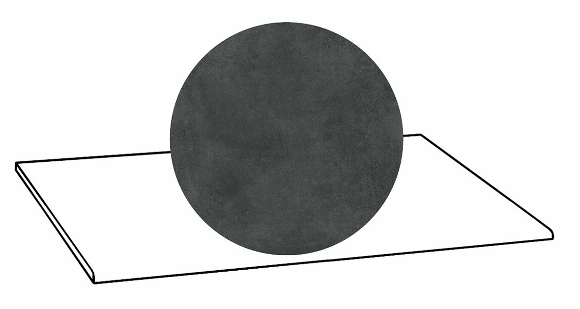 LPC Stage M STG lasittamaton porraslaatta 33X80 06 laava tasapintainen silotettu matta R09