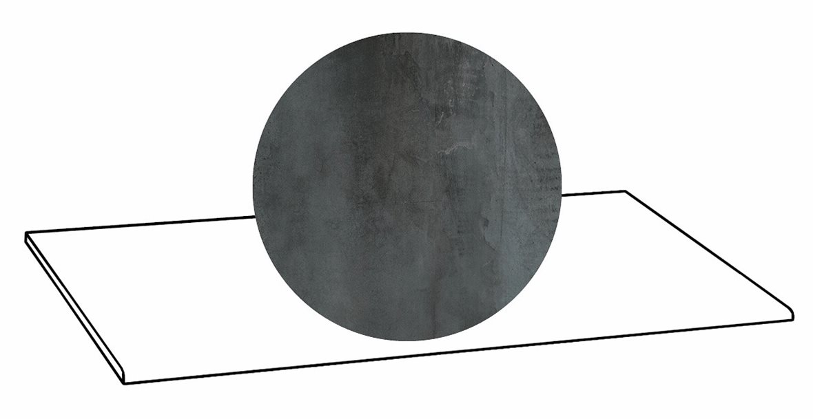 LPC Stage M STG lasittamaton porraslaatta 33X120 10 rauta tasapintainen silotettu matta R09