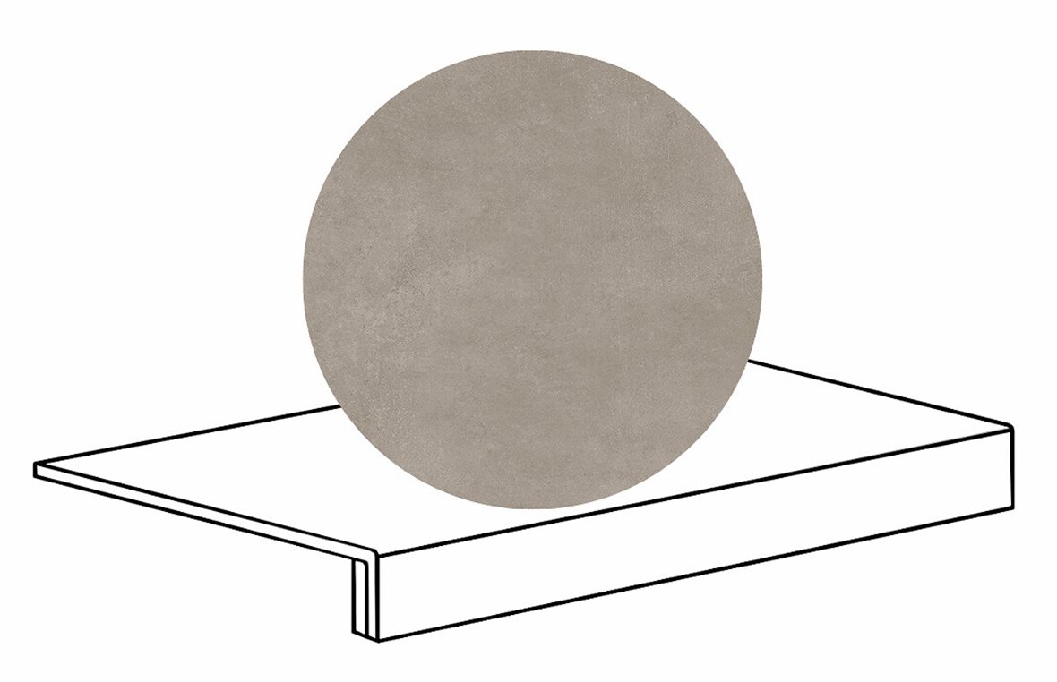 LPC Stage M STG lasittamaton porraslaatta reunalla 33X60 19 Moreeni tasapintainen matta beige