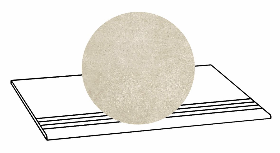 LPC Stage M STG lasittamaton porraslaatta liukuesteuralla 33X80 13 Aavikko tasapintainen silotettu matta R09 beige