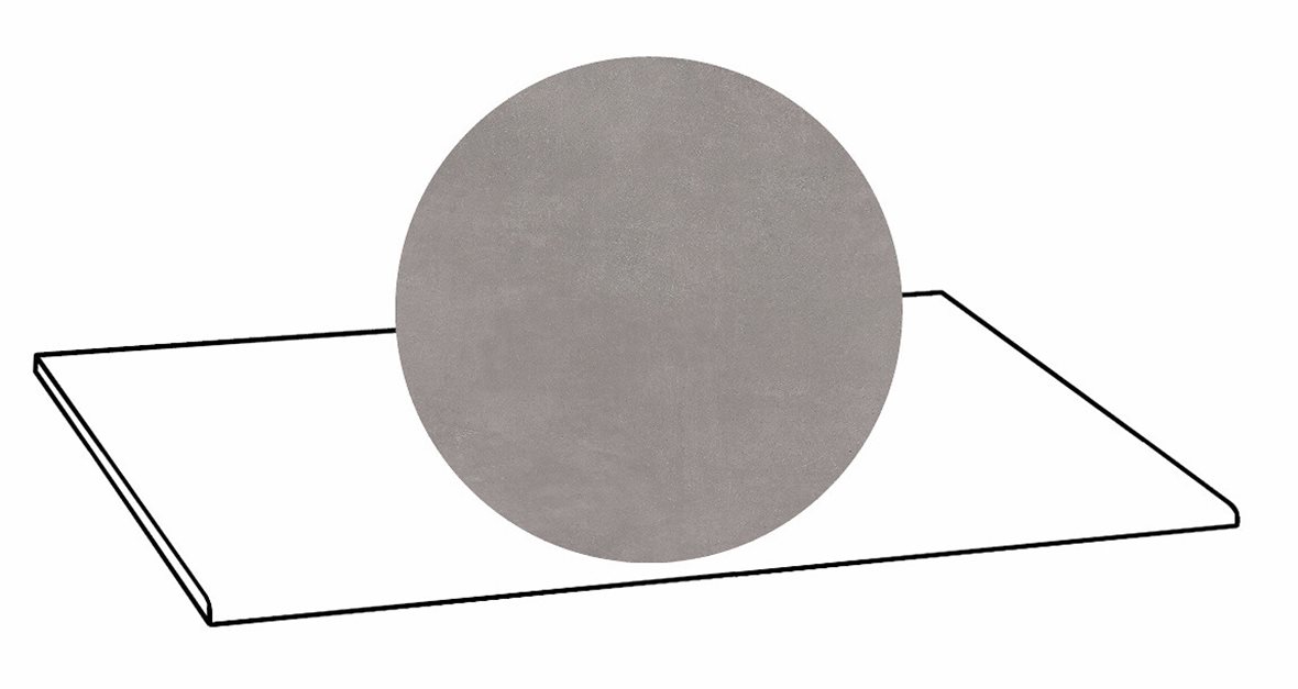 LPC Stage M STG lasittamaton porraslaatta 30X60 20 Basaltti tasapintainen silotettu matta R09 harmaa betoni