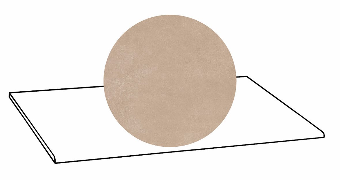 LPC Stage M STG lasittamaton porraslaatta 30X60 17 Siena tasapintainen silotettu matta R09 beige betoni