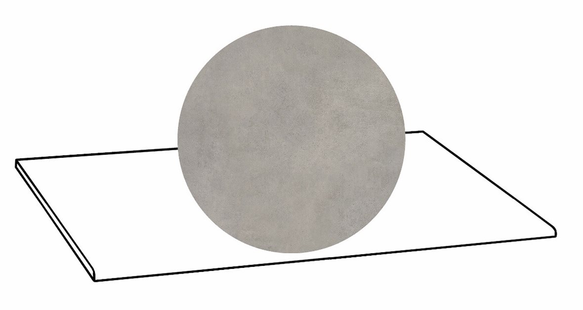 LPC Stage M STG lasittamaton porraslaatta 30X60 15 Harmaa tasapintainen silotettu matta R09 beige betoni