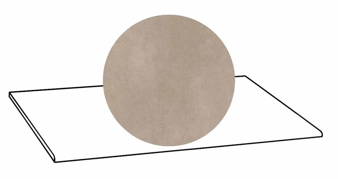 LPC Stage M STG lasittamaton porraslaatta 30X60 18 Taupe tasapintainen silotettu matta R09 beige betoni