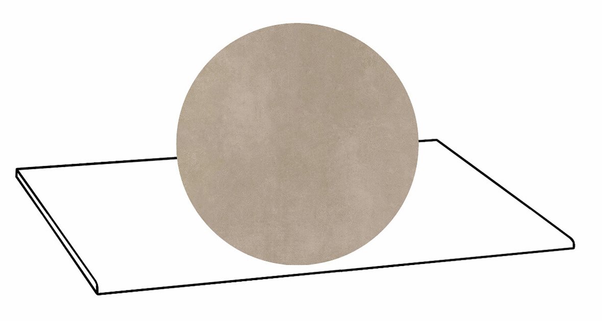 LPC Stage M STG lasittamaton porraslaatta 33X80 18 Taupe tasapintainen silotettu matta R09 beige