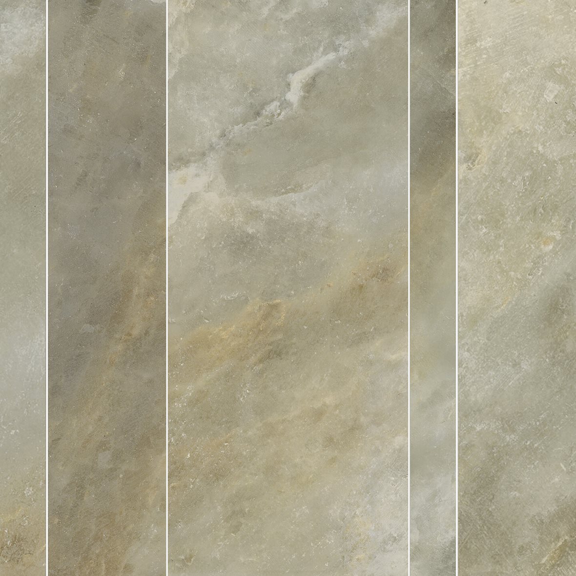 Pukkila Archisalt lasitettu porcelanato mosaiikki seinälaatta lattialaatta 59X59 Hawaiian Green tasapintainen kiillotettu keskitumma vihreä vivahteika