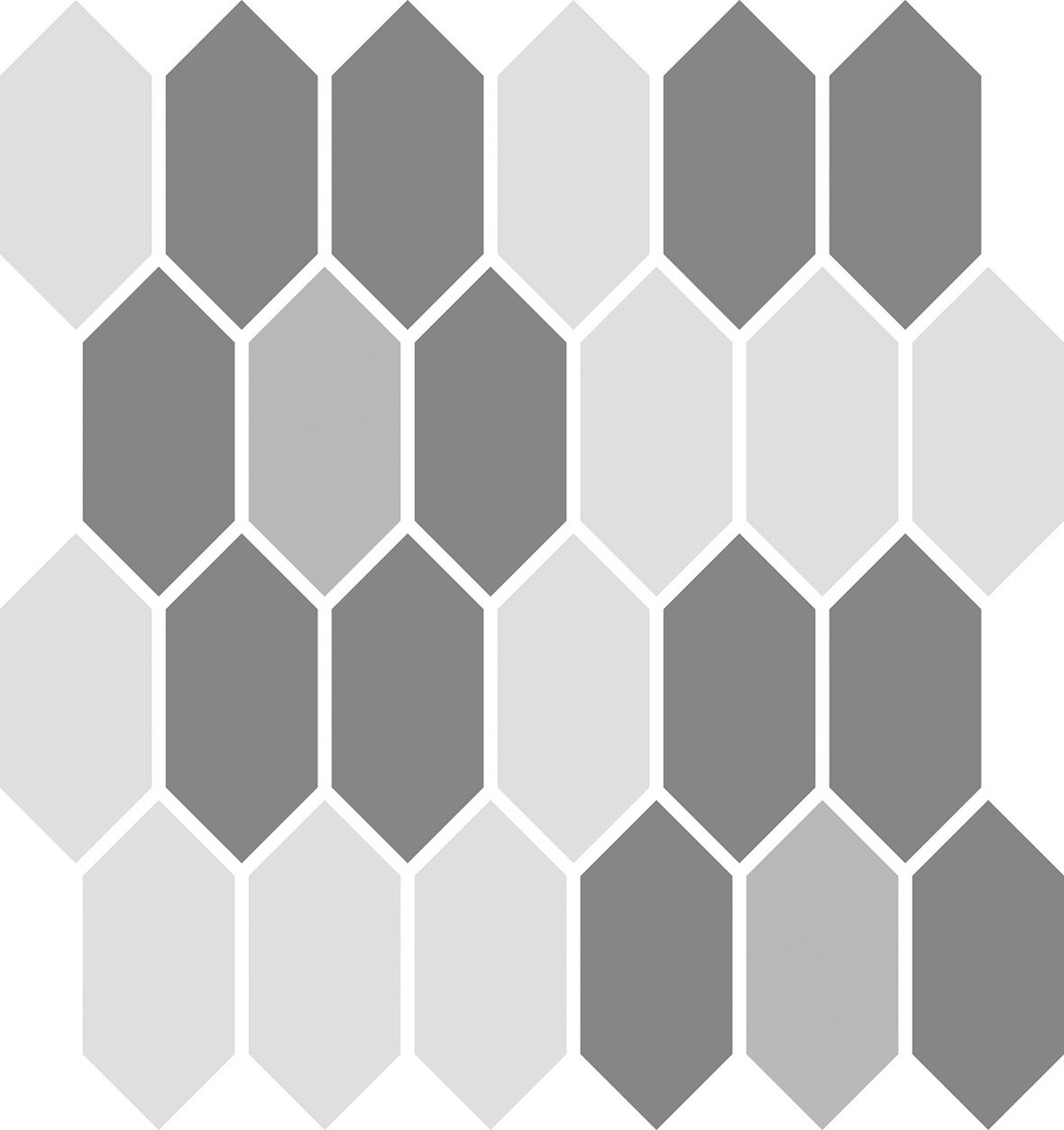 Pukkila Natura Victoria San Francisco lasittamaton porcelanato mosaiikki seinälaatta lattialaatta 4,4X9,6 valinnaiset värit tasapintainen matta 6-kulm