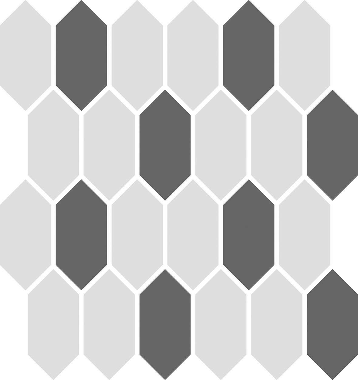 Pukkila Natura Victoria Seattle lasittamaton porcelanato mosaiikki seinälaatta lattialaatta 4,4X9,6 valinnaiset värit tasapintainen matta 6-kulmainen