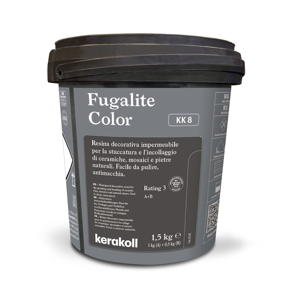 Kerakoll Fugalite Color saumausepoksi KK8 1,5 kg