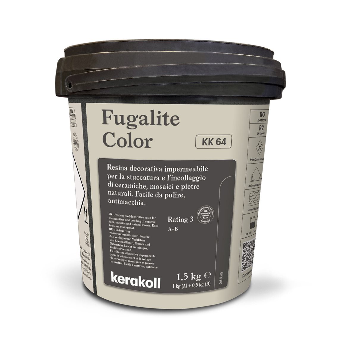 Kerakoll Fugalite Color saumausepoksi KK64 1,5 kg