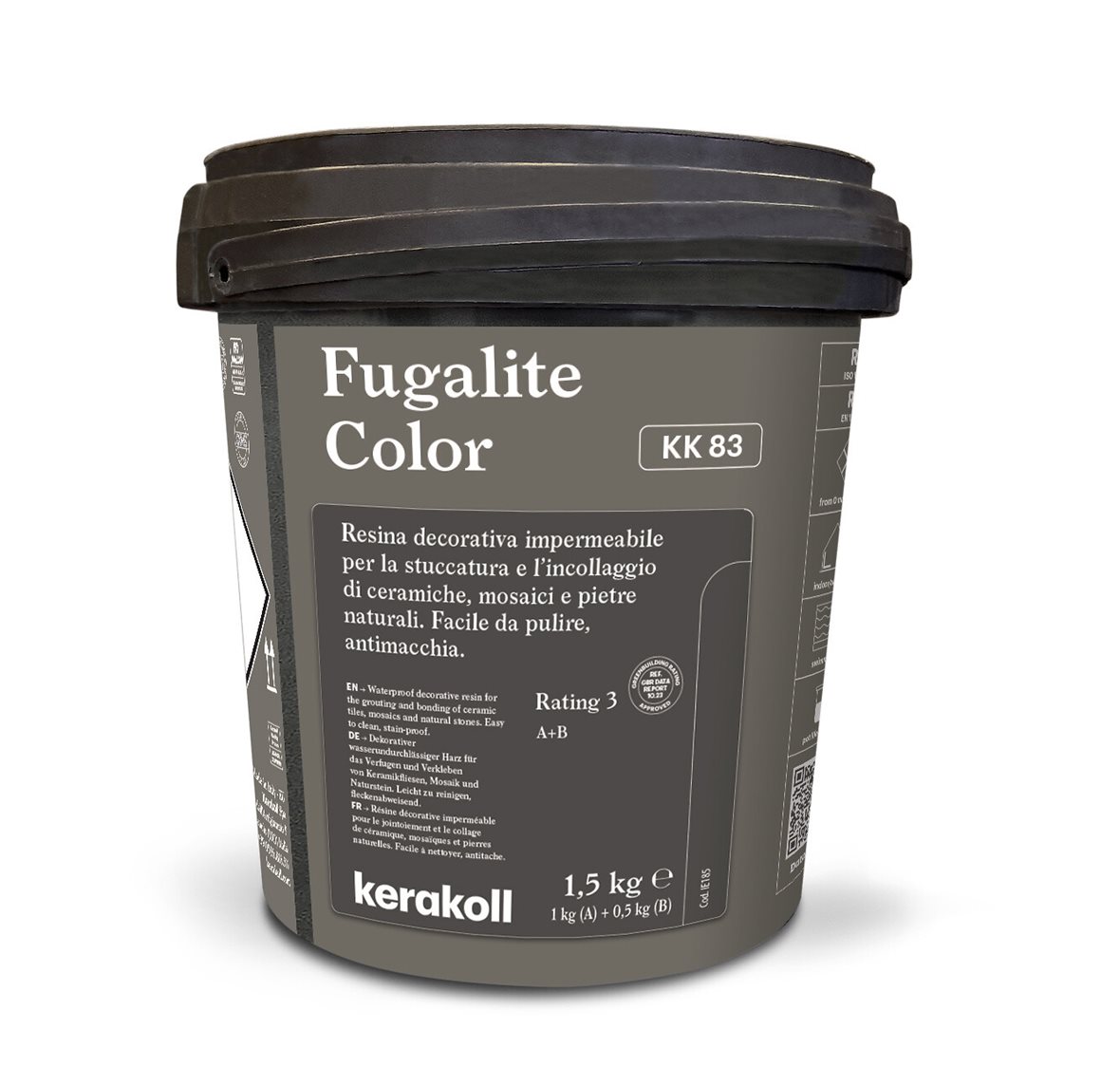 Kerakoll Fugalite Color saumausepoksi KK83 1,5 kg