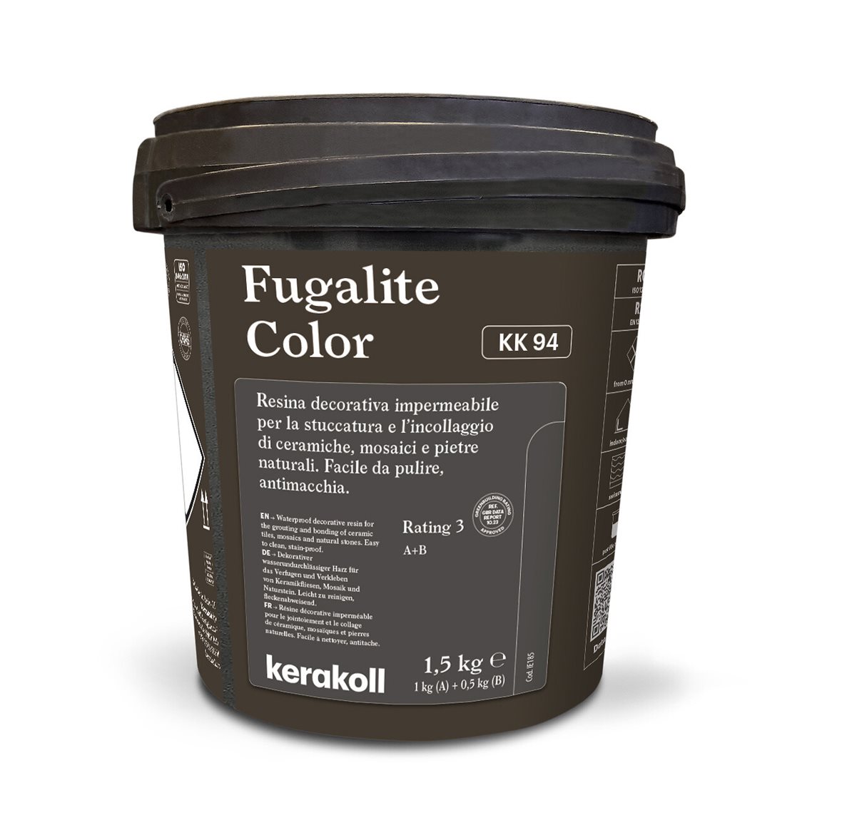 Kerakoll Fugalite Color saumausepoksi KK94 1,5 kg