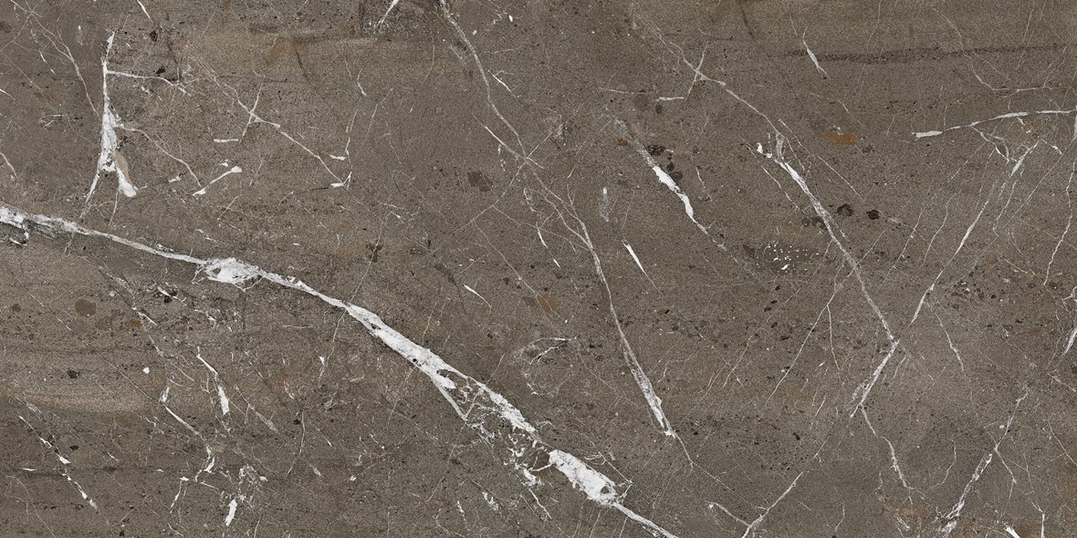 LPC Odyssey lasitettu porcelanato lattialaatta ulkolaatta 60X120 R09 Breccia karhennettu matta tumma ruskea kivi