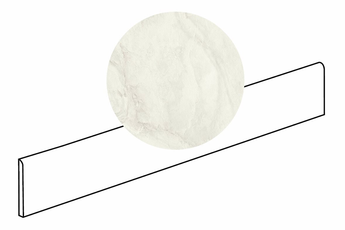 LPC Odyssey lasitettu jalkalista 6X120 03 Ardesia tasapintainen matta vaalea beige kivi